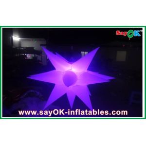 1.5m Diameter Inflatable Led Lighting Decoration Inflatable Star Decoratiom