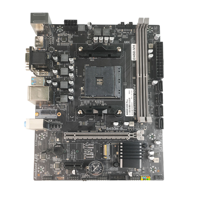 PCWINMAX B450M AM4 MicroATX DDR4 M.2 B450 Chipset VGA HD DP Motherboard For Desktop