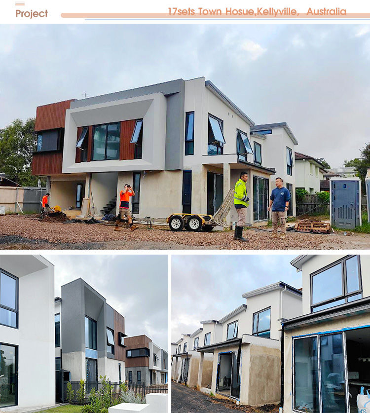 Light Steel Frame Prefab Apartment Buildings Modular Home With AU/EU/USA Standard