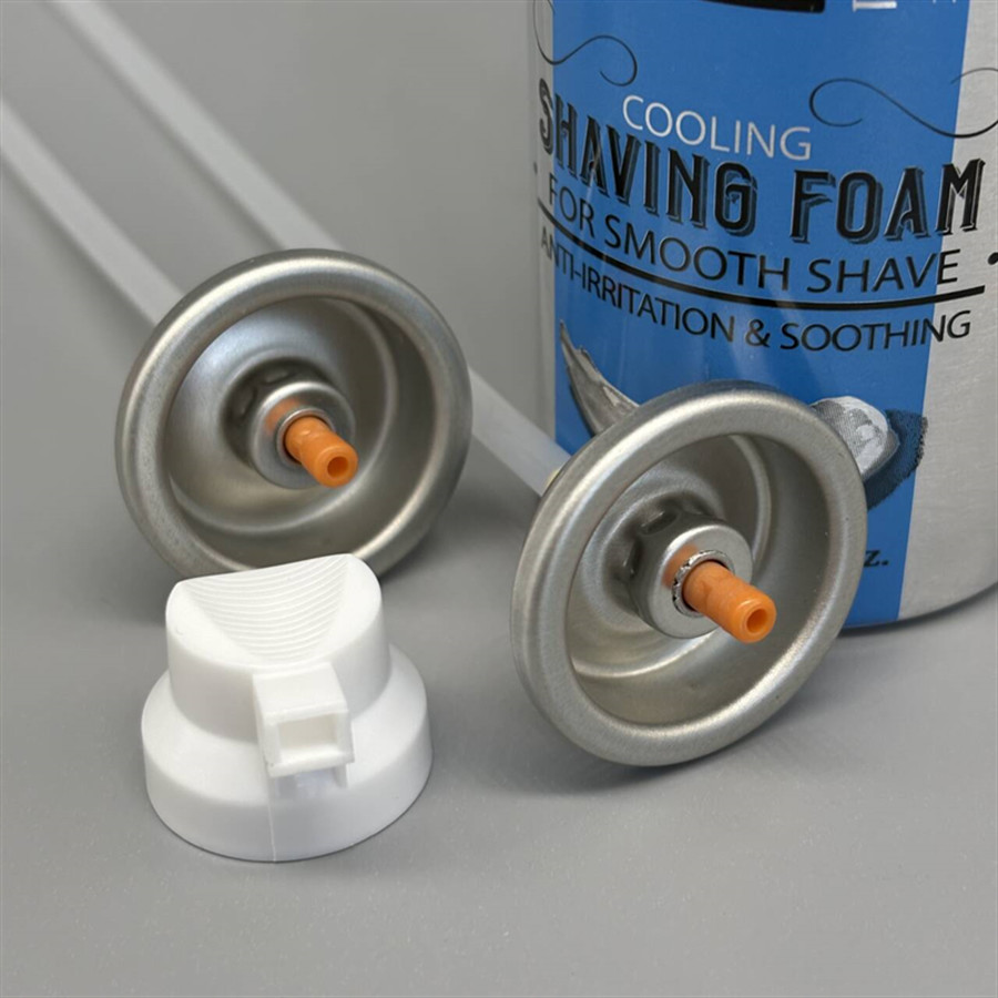 Precision Shaving Foam Valve for Men's Grooming with Ergonomic Design