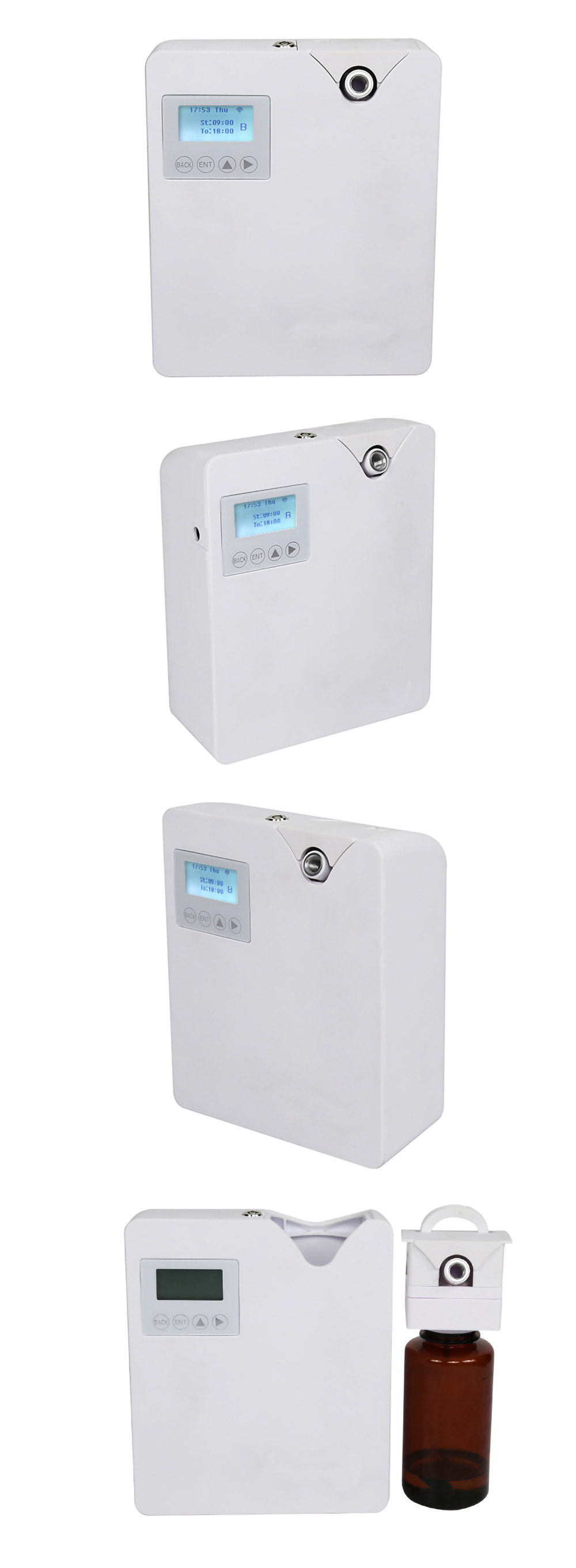 HOMEFISH Hotel HVAC Scent Machine Diffuser 300ml Customize Logo