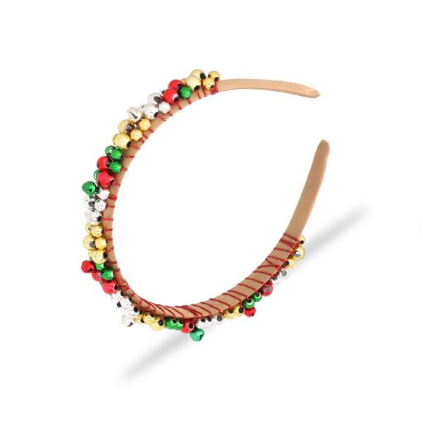 Costume Party Christmas Hair Accessories Aluminum Red Green Yellow Bell