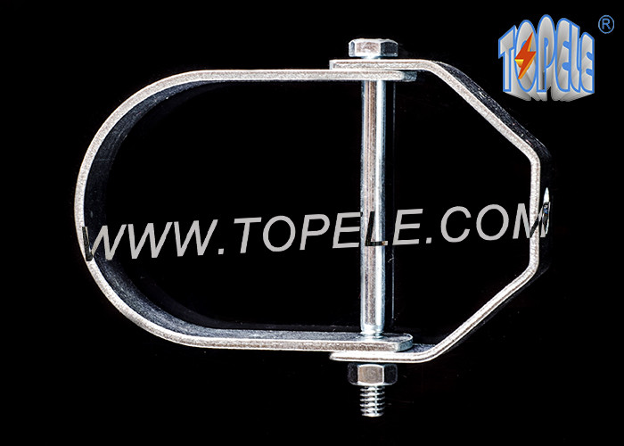 Heavy - Duty Galvanized Steel Conduit Fittings Pipe Clamp Clevis Hanger