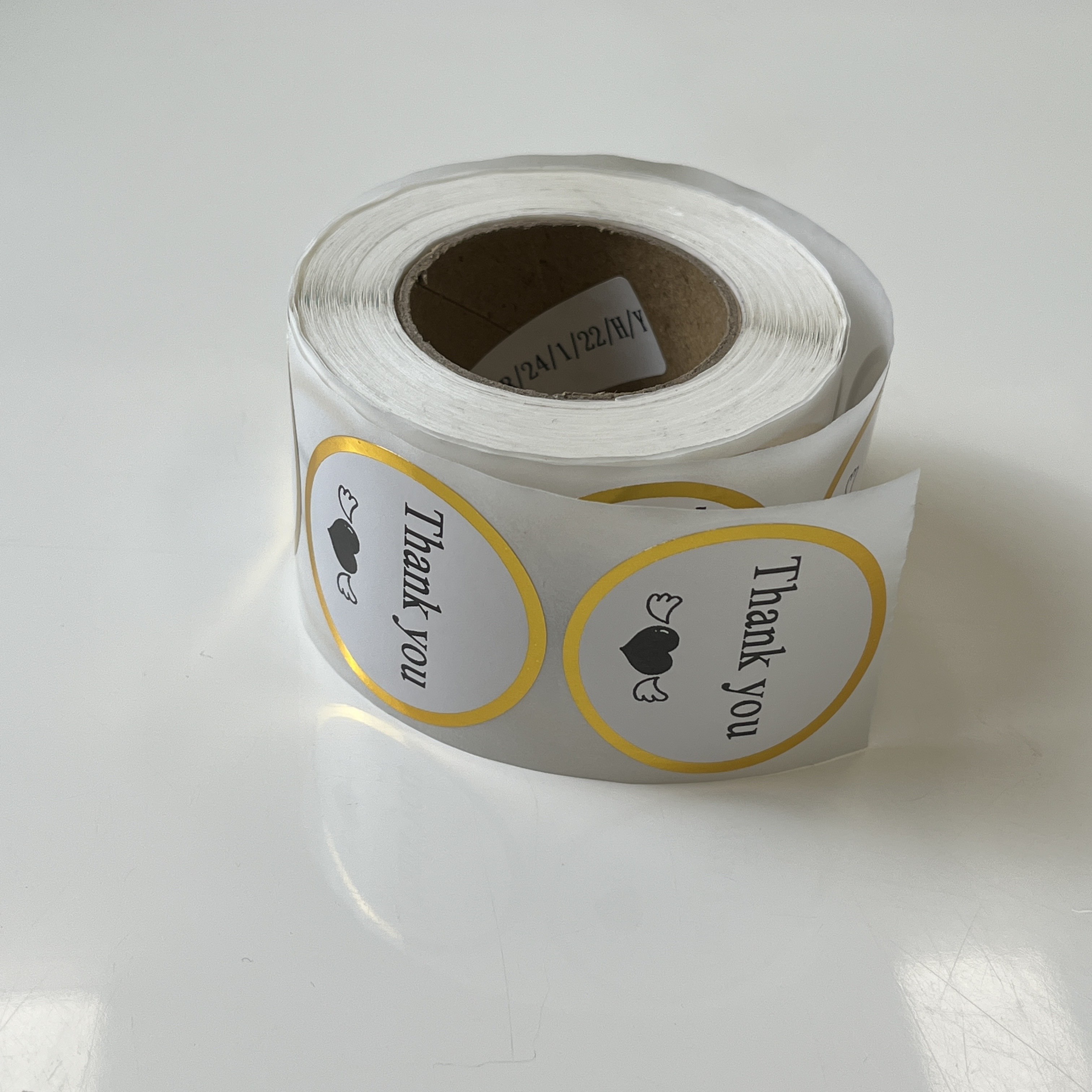Self Adhesive Vinyl Logo Printing Label Sticker Roll Waterproof