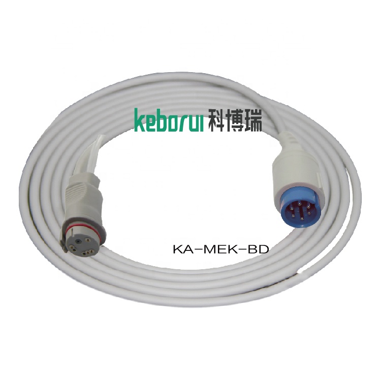 Compatible Mek Monitor to BD transducer IBP adapter cable
