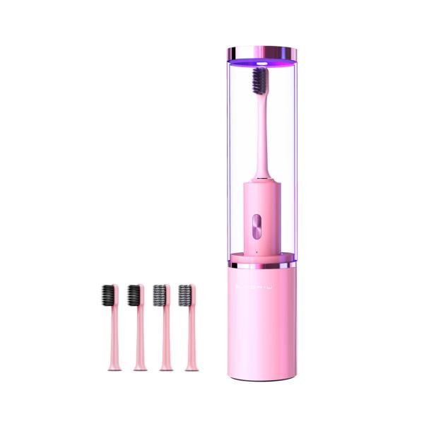Oral Care Electric Toothbrush Slim Alloy Soft Bristle Ultra Whitening Electronic