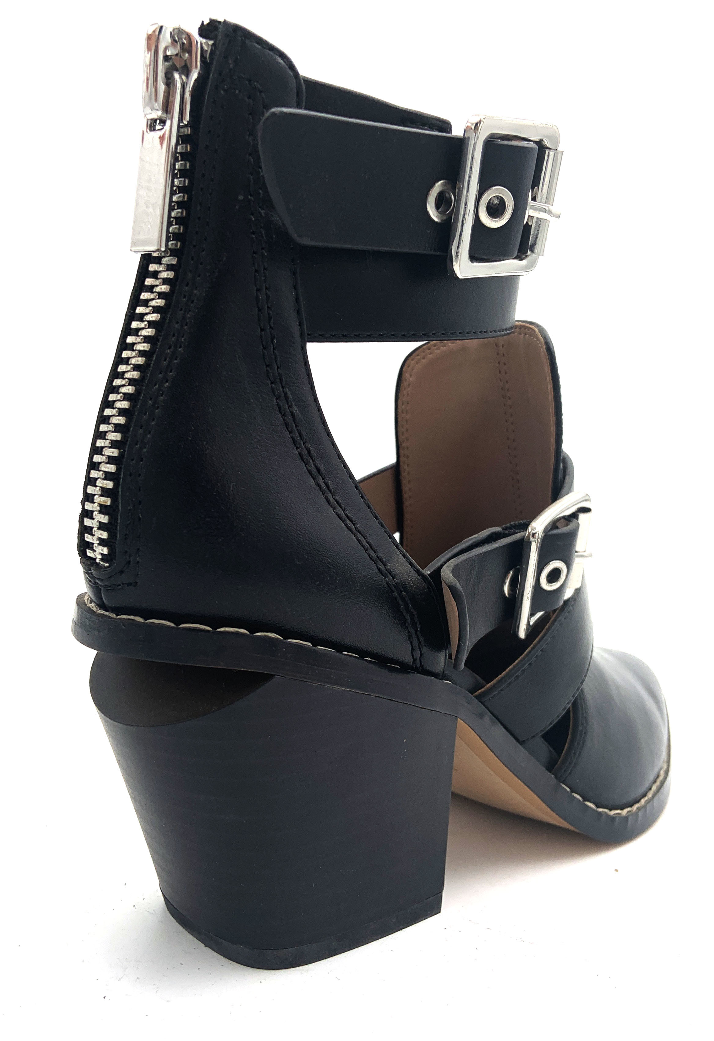Casual Block Heel Women Ankle Boots With Round Toe Pointed Toe
