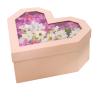 Buy cheap Custom Heart-Shaped Flower Gift Box With Transparent Window Direct with Heart from wholesalers
