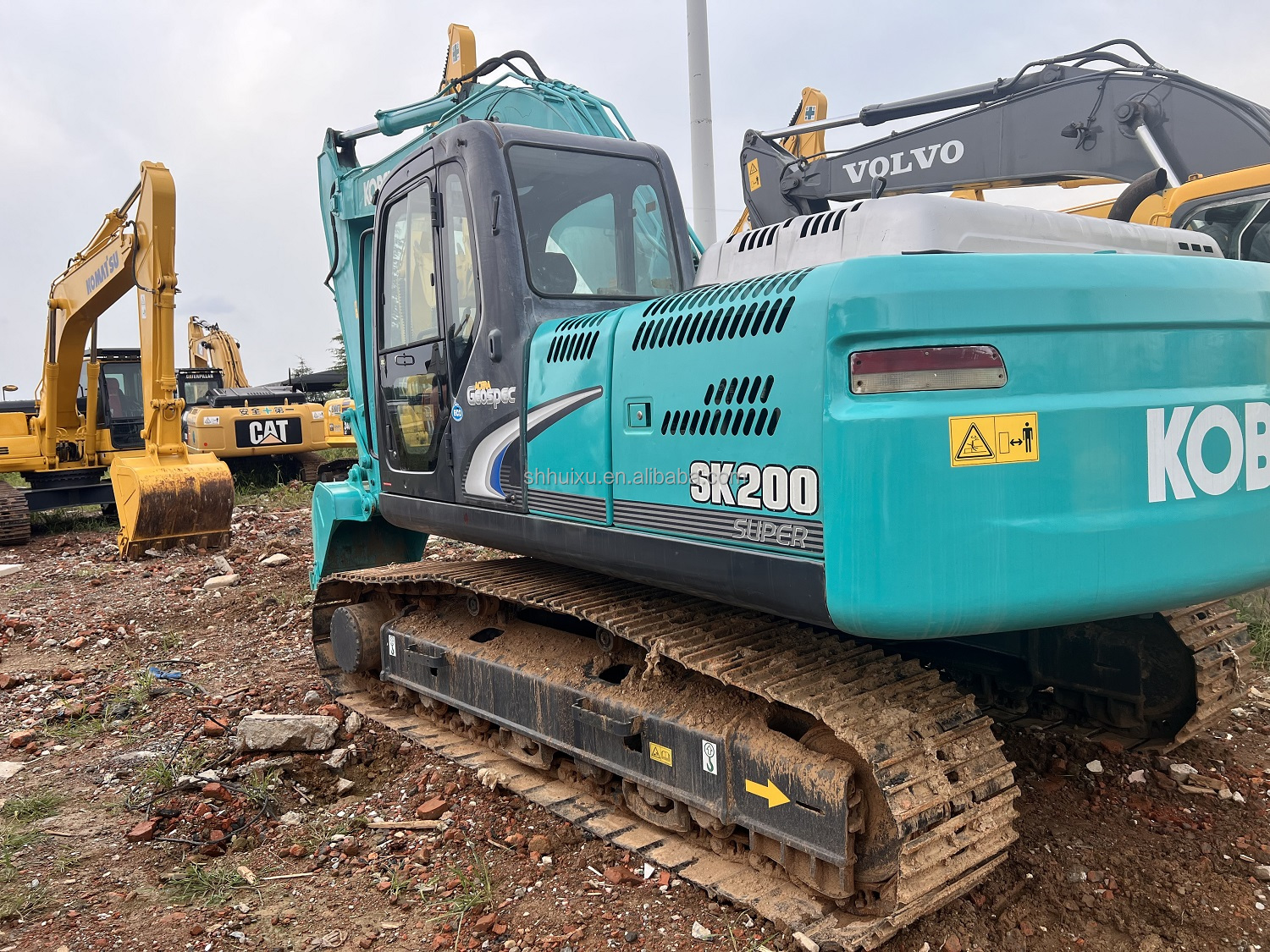 Used Excavator Kobelco Sk200 good Quality working condition used excavator kobelco sk200