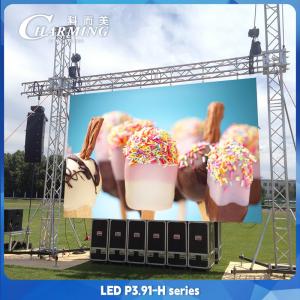  3.91MM LED Rental Panel Front Maintenance Cureved And Right Angle Manufactures