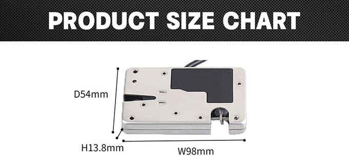 Electronic Solenoid Metal Locker Lock 24V 430 Stainless Steel Remote Control