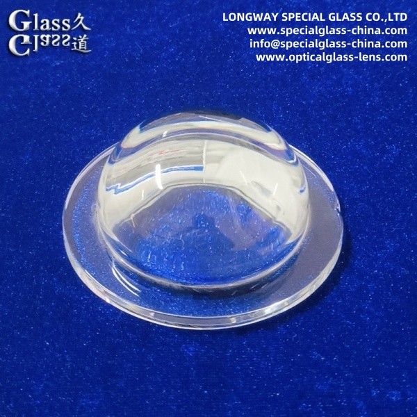 High Temperature Resistant Borosilicate Glass Lens For Mining Light Covers