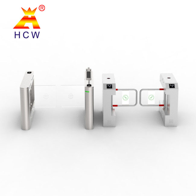Mechanical Swing Barrier Turnstile FRID Card Access Control 304 Stainless Steel