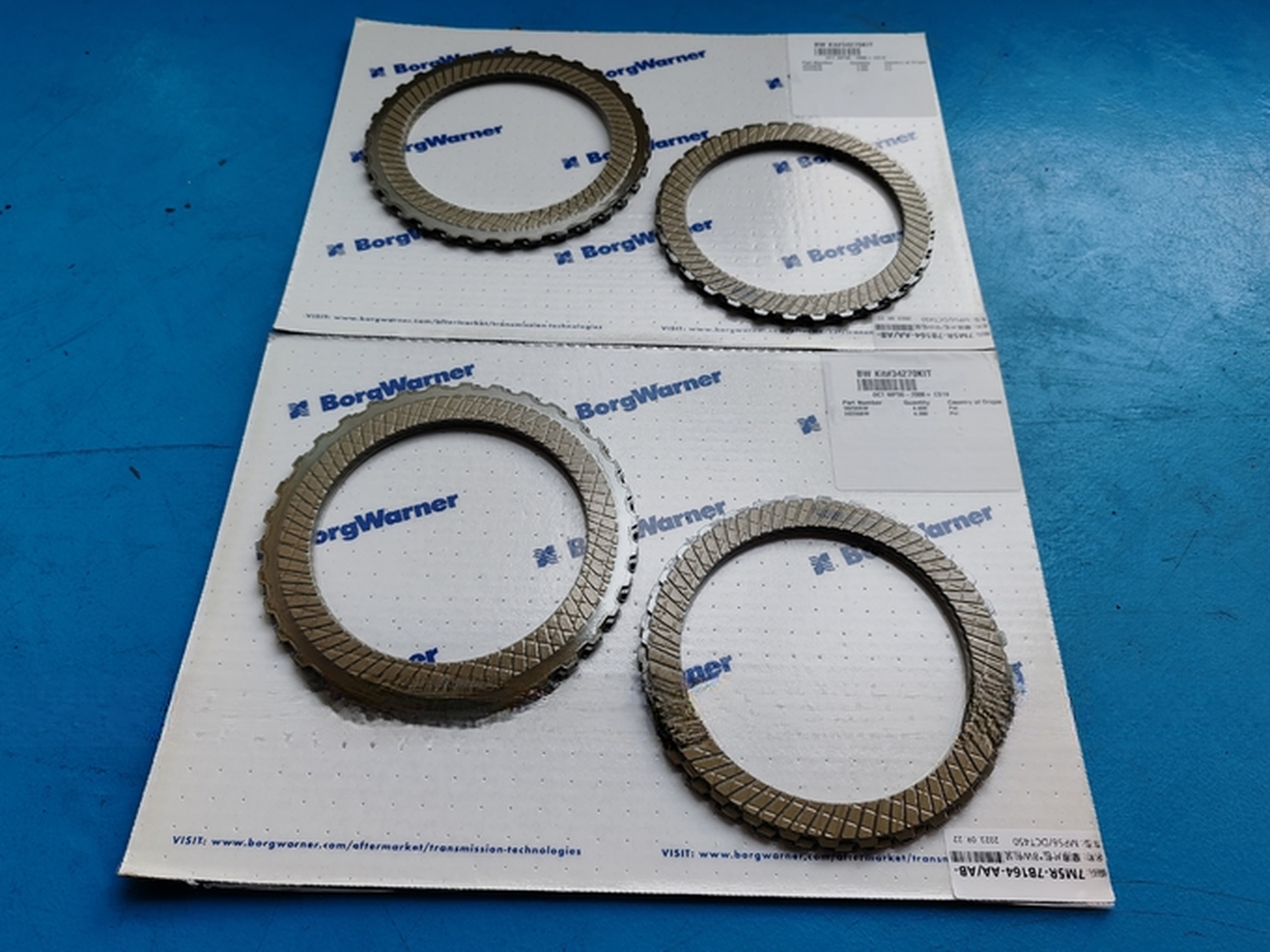 OEM NO 6DCT450 Friction Plate Kit 8-piece set for Chrysler Dodge Ford Land Rover Volvo