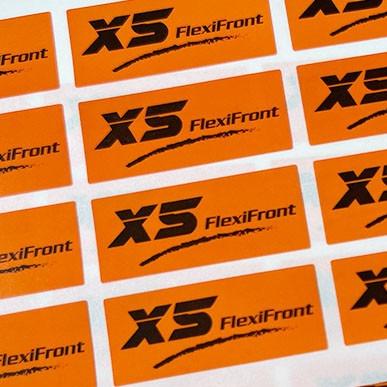 Private Labels Coated Paper Adhesive Tamper Seal Stickers Four Color Printing