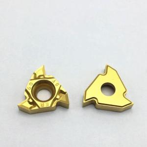  1 Pitch Cvd Coated Inserts , Tungsten Carbide Threading Inserts Manufactures