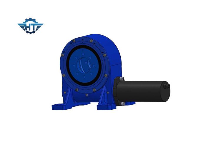 Full Circle Rotation Enclosed Worm Gear Slewing Drive For vertical single axis Solar Tracking System