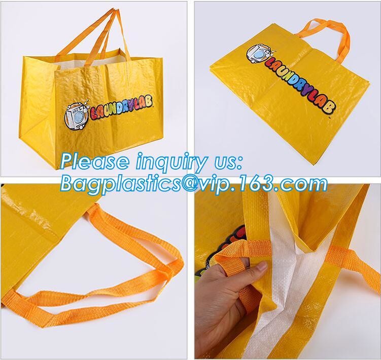 Custom Huge Luggage PP Woven Bag With Zipper Lock,PP Woven Shopping Bag,Factory customized cheap laminated pp woven shop