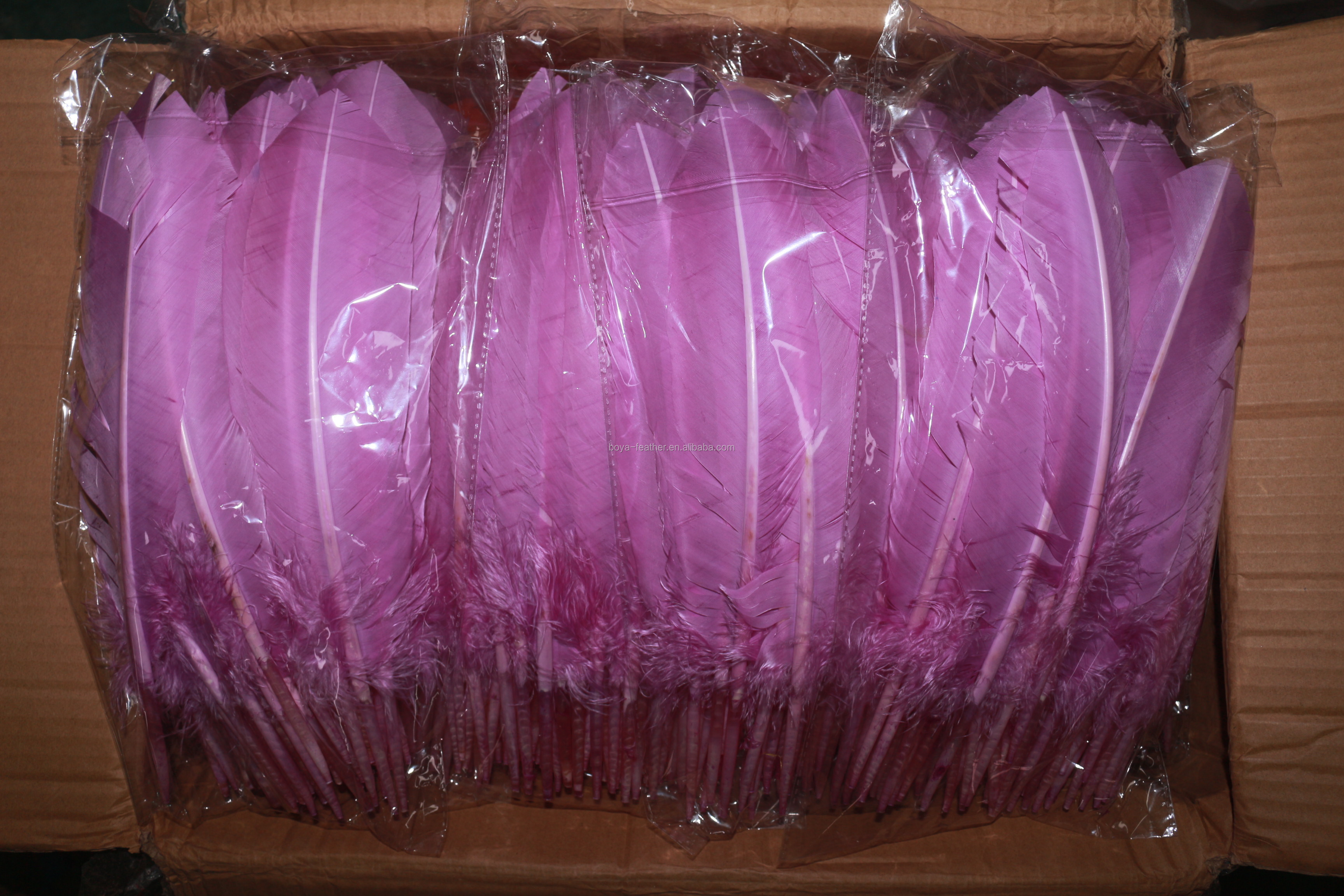 Party Decoration Colored Turkey Feathers Event Supplies 10-12 inch