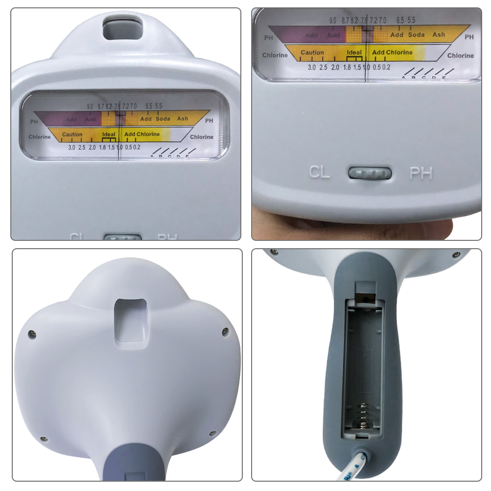 CL Tester 2 in 1 Digital PH & Chlorine Water Quality Meter for Pools, Spas & Aquariums – Accurate & Portable