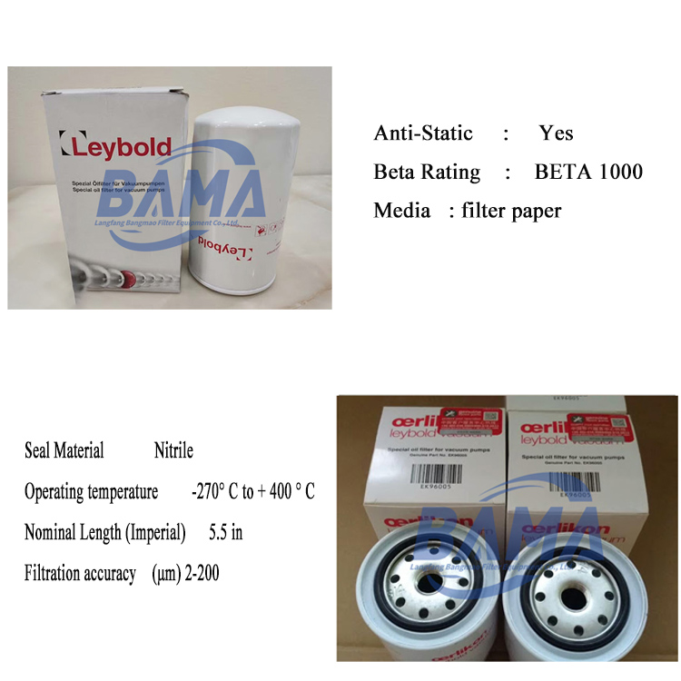 Sv300 Vacuum Pump Oil Filter Ek96008 The Perfect Fit for Your Business Requirements