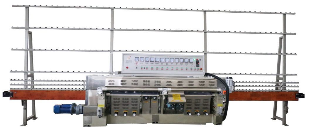 Glass Straight Line Edging Machine Polishing Machine 10 Spindle