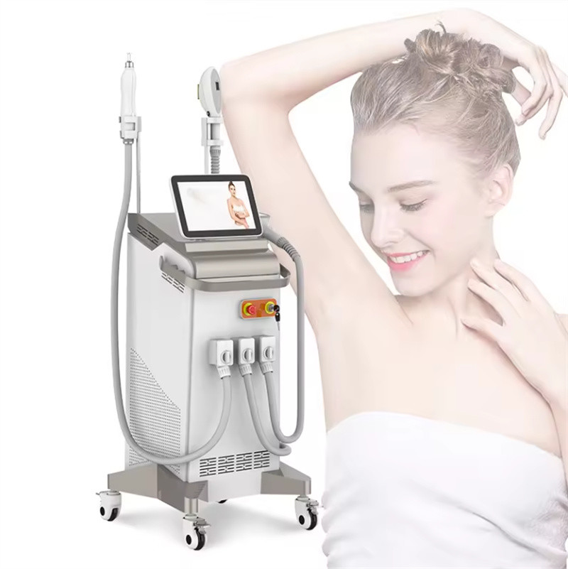 IPL Skin Care+ND Yag Laser Tattoo Removal+Diode Laser Hair Removal for Beauty Center
