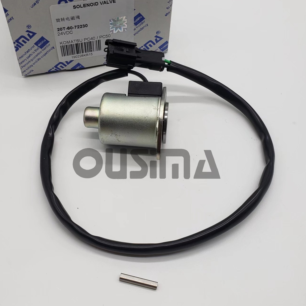 20T-60-72230 24V Solenoid Valve For Komatsu Excavator PC10 PC20 PC30 PC40 PC50