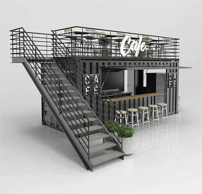 Portable Modified Coffee Shop For Workshop Mobile Living Container House