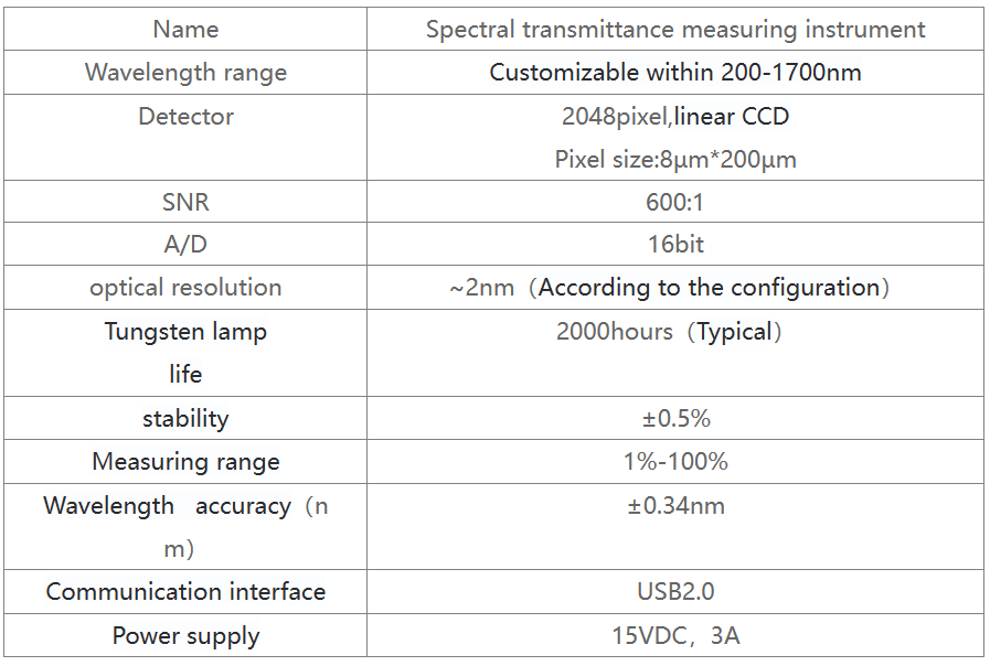 YIXIST YOA-8406 Spectral Transmittance Measuring Instrument 200-1700nm Wavelength Range
