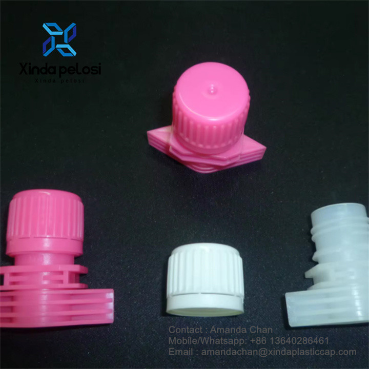 Custom Plastic Detergent Big Size Spout Cap For Big Volume Packaging Pouch