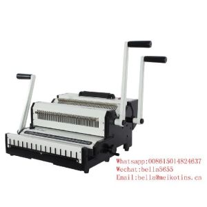 Nanbo Manual 25 Sheets Double Loop Wire Binding Machine