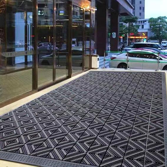 Vinyl Brush Dust Removal Commercial Entrance Mats 150X150 Shop Entrance Door