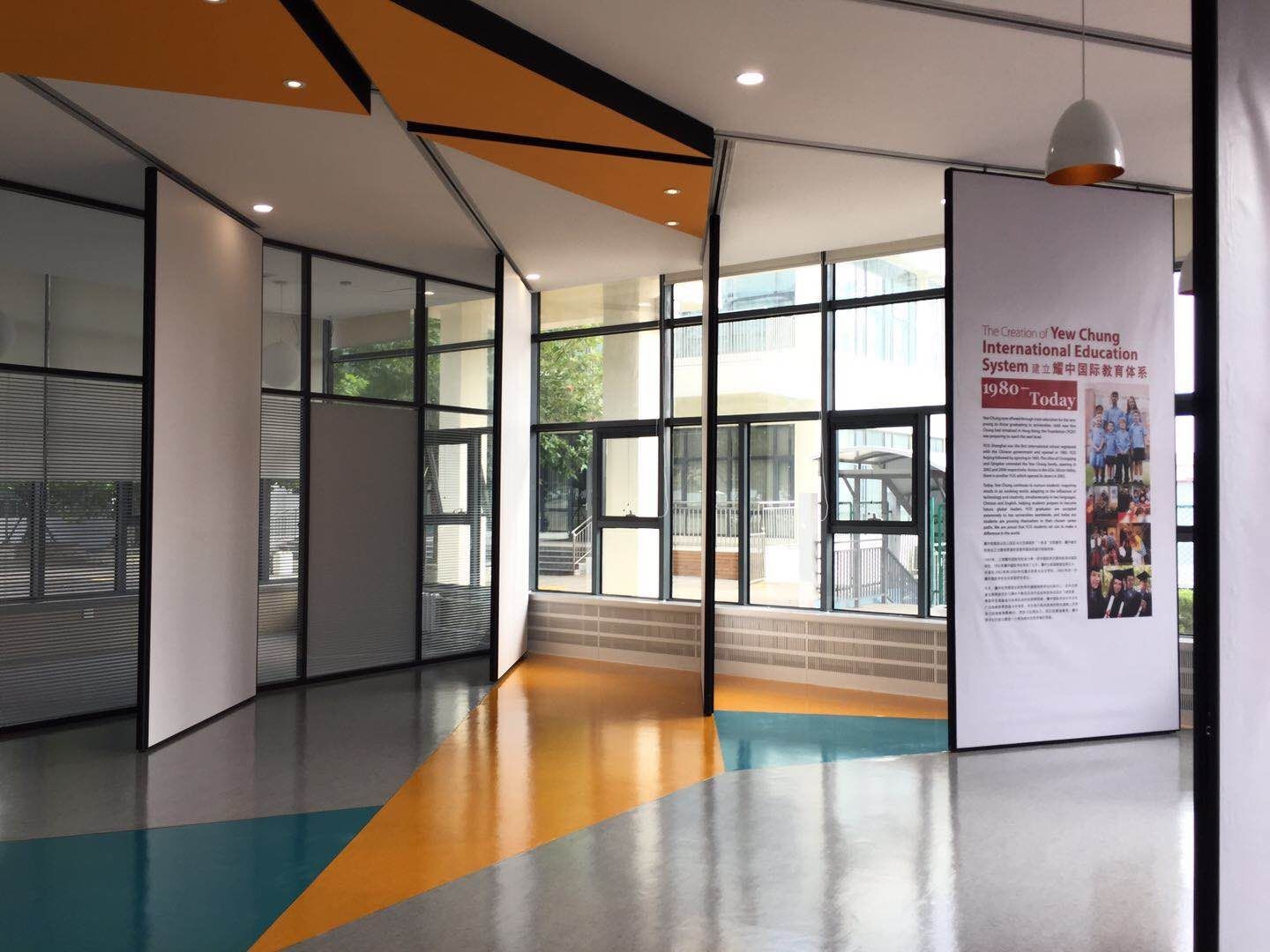 Fashion Commercial Partition Wall Banquet Halls Sliding Partition Wall Panel