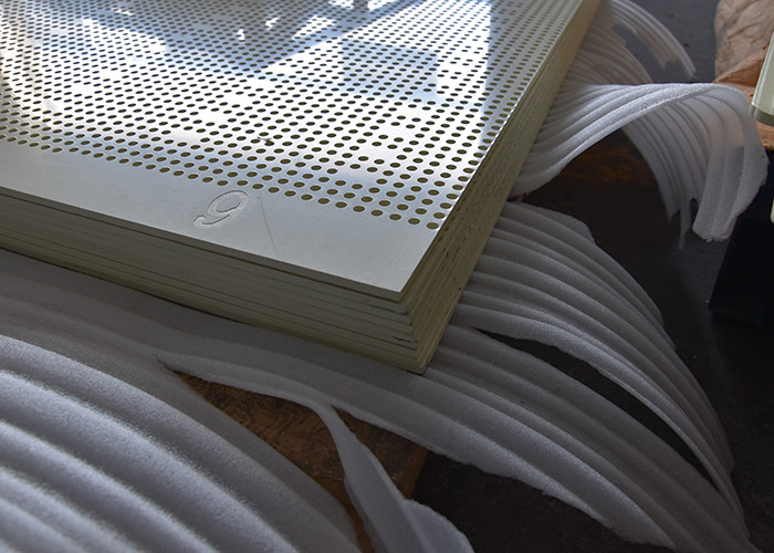 10mm Thick Plastic Perforated Sheet With Round Square Ellipse Hole