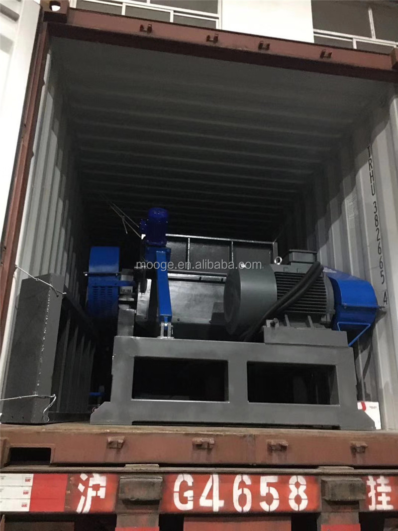 1000kg/H Waste Plastic Shredder Machine 600-1500mm Waste Plastic Crusher