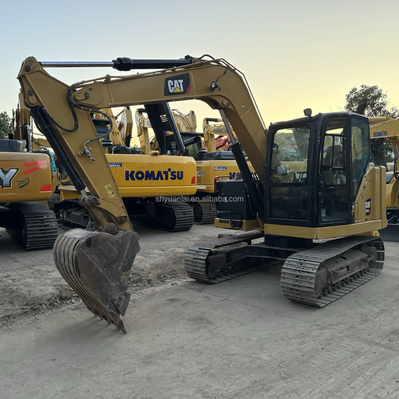 Cat 307.5 Excavator 306e in Sale Used Original Hydraulic Cylinder Good Condition 7.5Ton