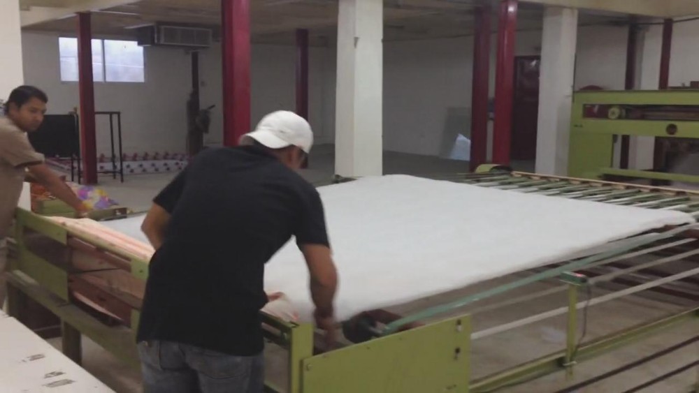 Glass Fiber Bedding Comforter Mattress Production Line