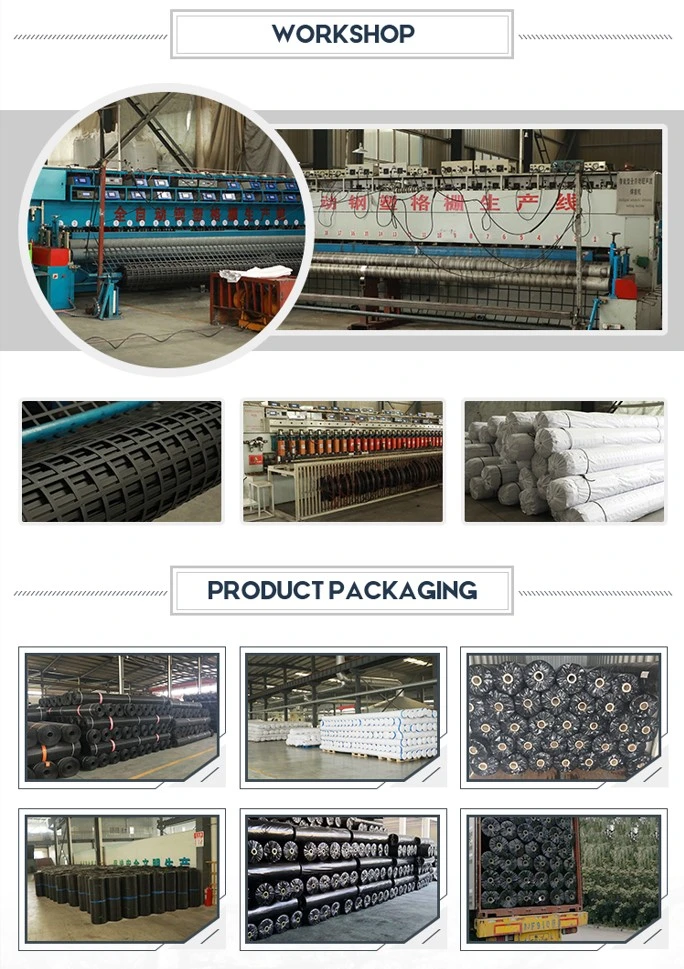Factory Price 30kn 50kn 60kn 80kn 100kn 120kn Steel Plastic Composite Geogriddriveway Geogrid for Road Construction Geogrid