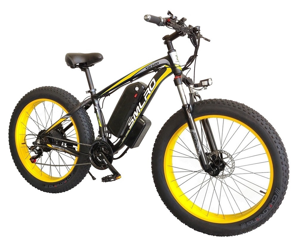 17500mah 26 Inch Fat Tire Electric Bike Brushless Geared 50km/H