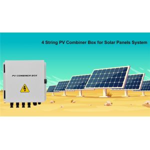 24 in 2out 500vdc String Boxes Longmax Pv Array Combiner Box for On/Off Grid