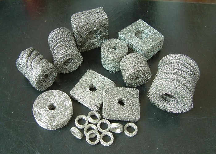 Compressed Knitted Wire Mesh Multifunctional Flatten Type / Ginning Type