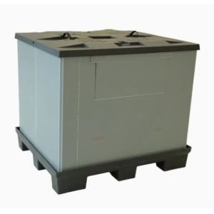 Stackable Folding Pallet Container Logistics Collapsible HDPE Plastic Pallet Box