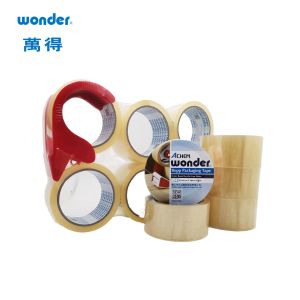 Easy Handling BOPP Packaging Tape 48mm Width Brown Transparent