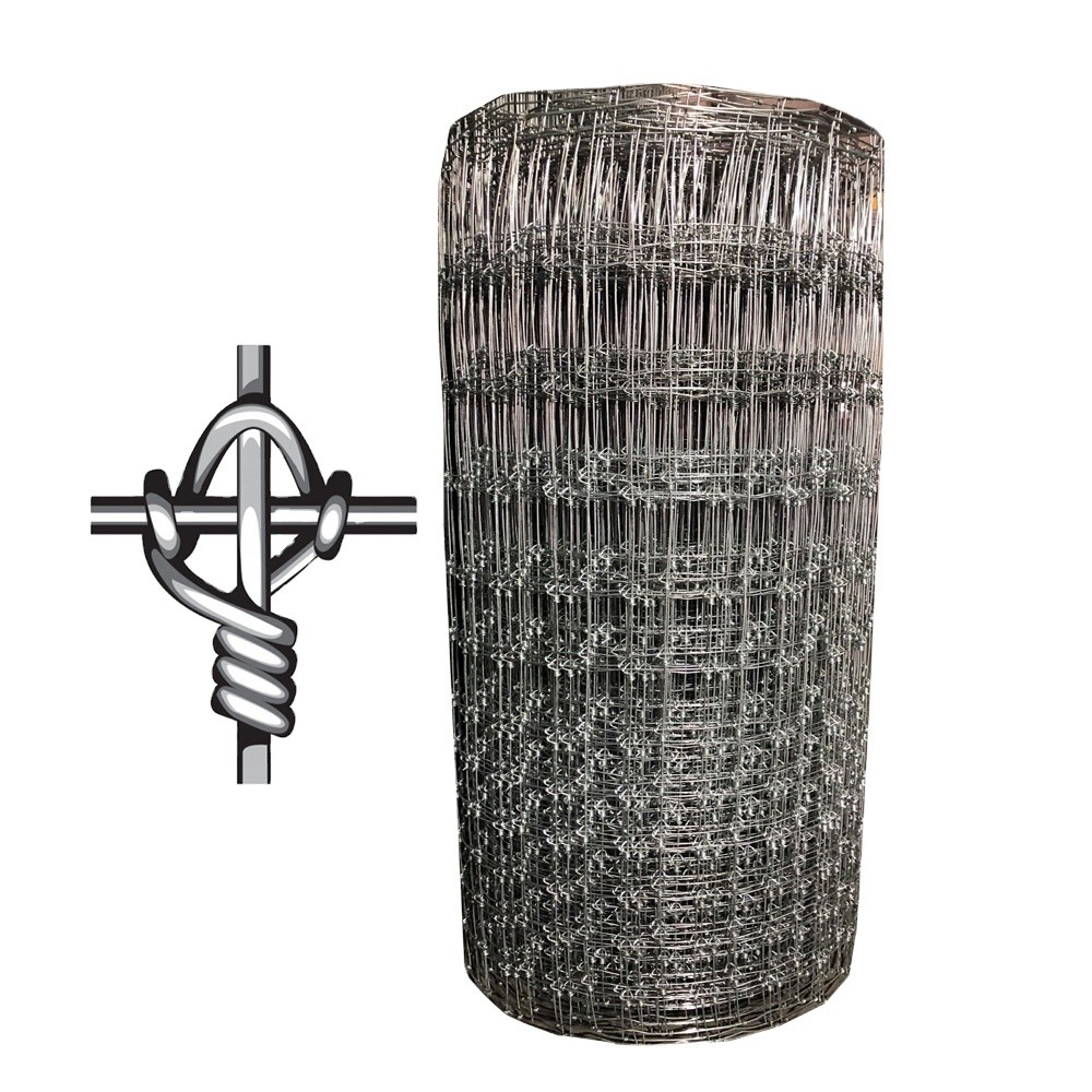 1.2m High Sheep Cattle Fixed Knot Fence 50m 100m Farm Guard Field Fence