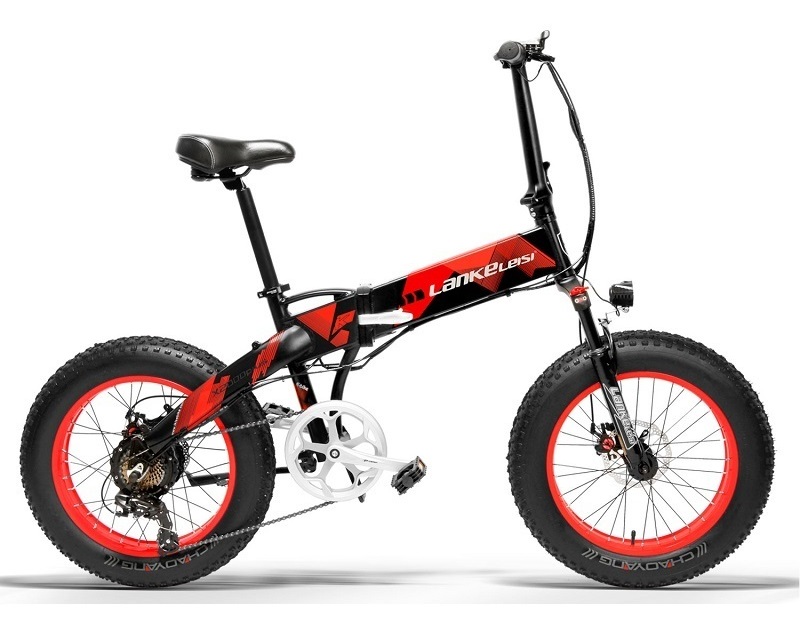 Lankeleisi 20 Inch Folding Electric Bike X2000 Plus Fat Tire Ebike