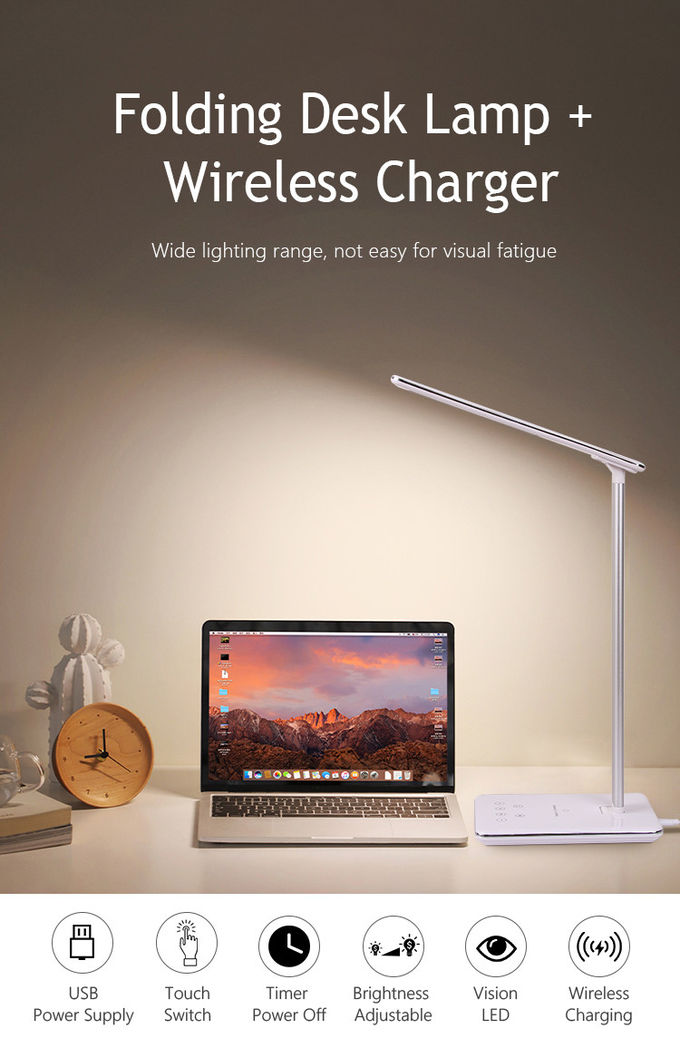 Desk Lamp 10W QI Wireless Charging Pad