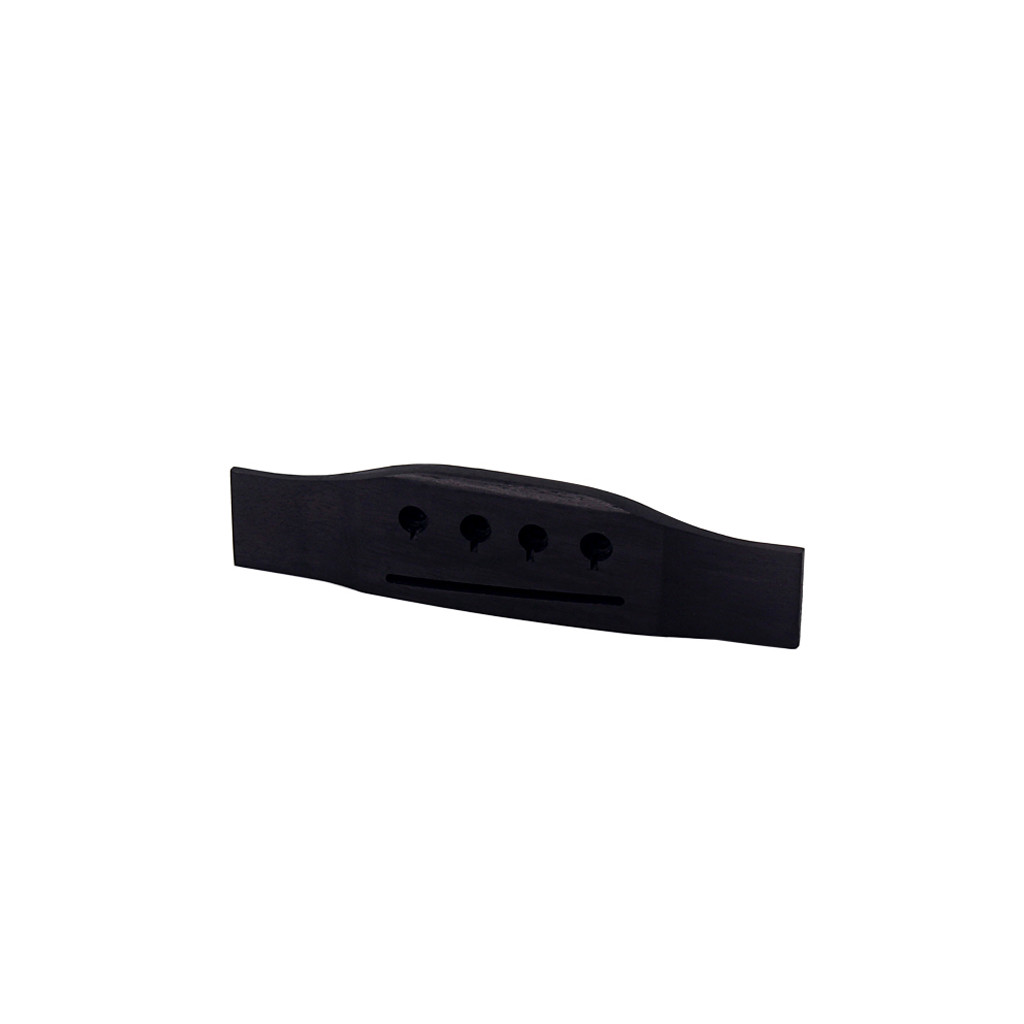 Replacement 4 String Bass Guitar Bridge Ebony Acoustic Guitar Bridge Black