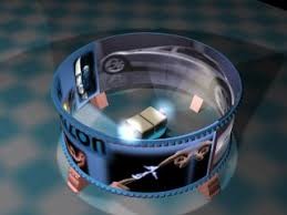  Fixed Curved Projection Screen,circular projection screen Round 3D For For Museum / Exhibitions Manufactures