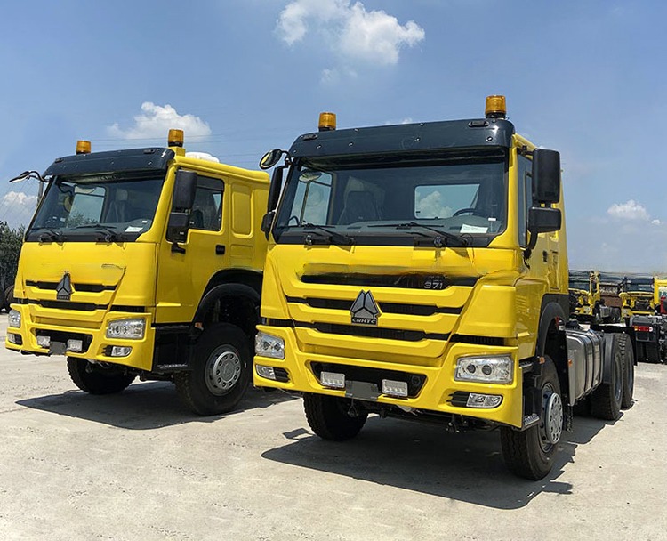 450HP 600L Fuel Tank Left Euro 2 Semi Trailer 6X4 Heavy Truck Tractor Head Diesel Fuel Automatic Manual Transmission